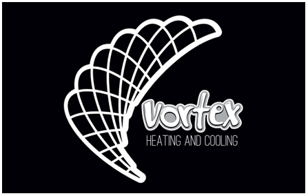 vortext_heating_cooling_branding_idnentiy_logo_design