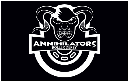 Annihilators_Rollerderby_branding_idnentiy_logo_design